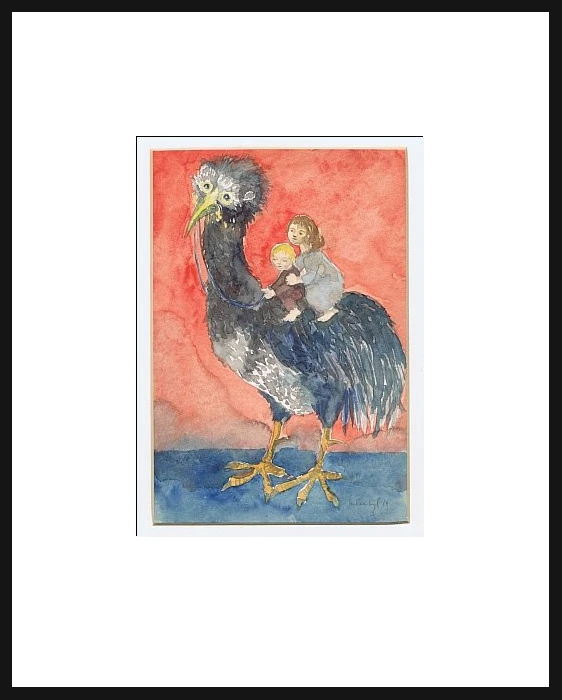 ON THE OSTRICH by Helen Siegl